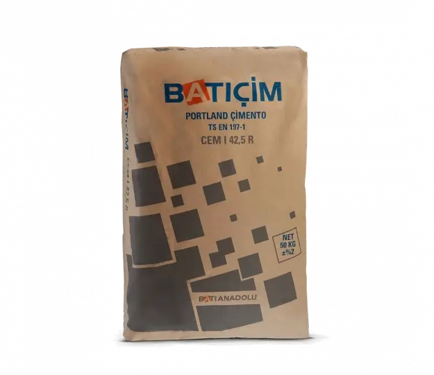 Batıçim CEM I 42.5 R Portland Cement — BATICIM cement u vrećama od 50 kg